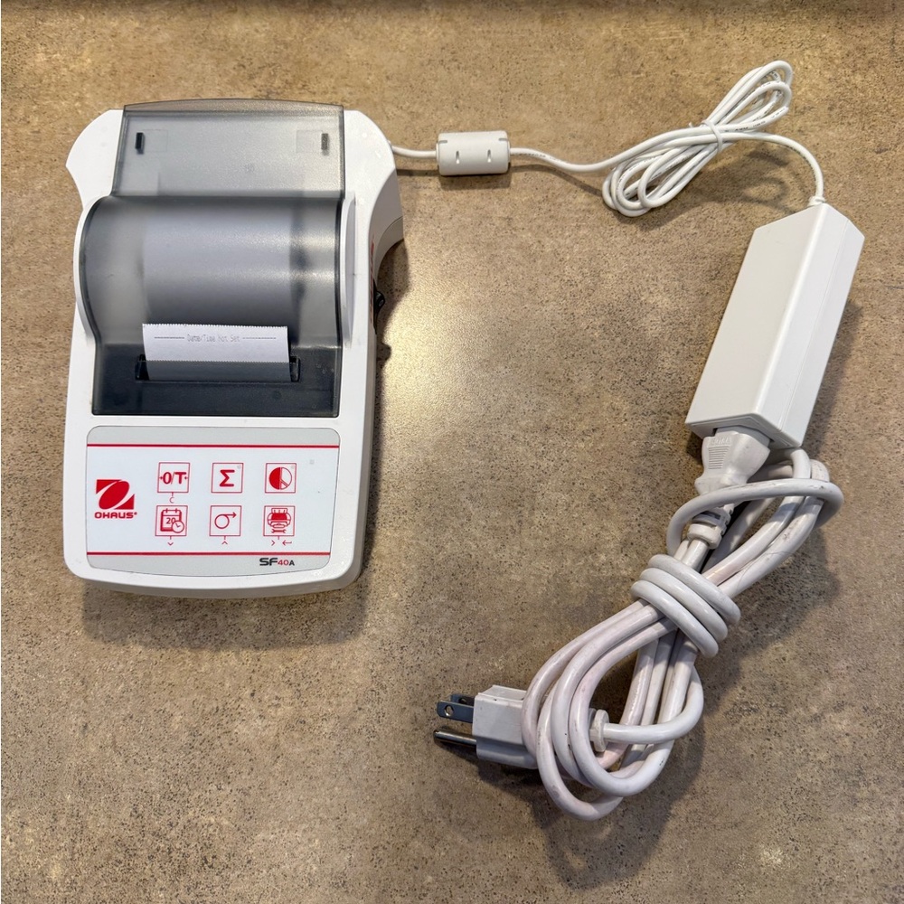 OHAUS SF40A Impact Portable Printer with Power Supply - Tested